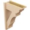 Ekena Millwork 7 1/2-in W x 18-in D x 26-in H Balboa Trad Rough Cedar Woodgrain TimberThane Outlooker, Primed Tan OUTUR075X18X26BOA04RCPR - alternate 2